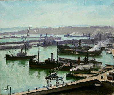 The Port of Algiers by Albert Marquet