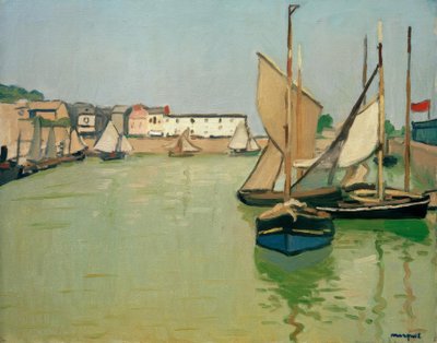 The Port of Honfleur by Albert Marquet