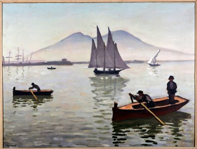 Naples, the Sailboat by Albert Marquet