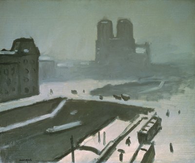 Notre Dame in Winter by Albert Marquet