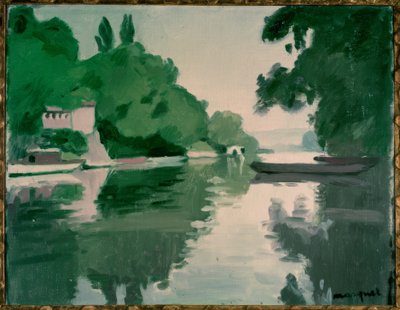 Landscape at Chenevières by Albert Marquet