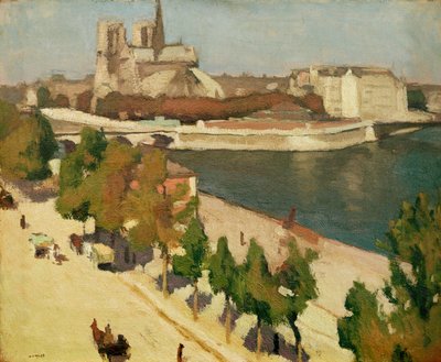 The Apse of Notre-Dame, Paris by Albert Marquet
