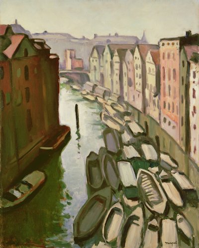 The Docks at Hamburg by Albert Marquet