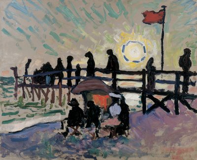 The Footbridge at Sainte-Adresse by Albert Marquet