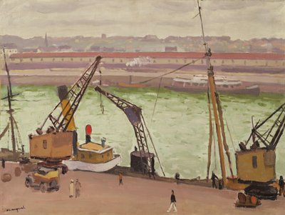 The Port of Boulogne-sur-Mer by Albert Marquet
