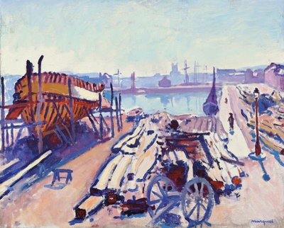 The Port of Fecamp by Albert Marquet