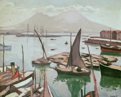 The Port of Naples by Albert Marquet