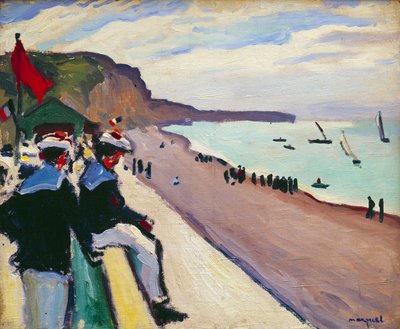 The Beach of Fecamp by Albert Marquet