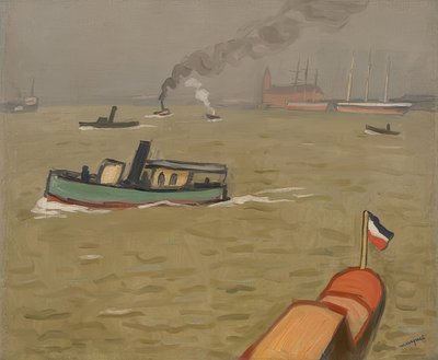 Vedette, Hamburg. 1909 by Albert Marquet