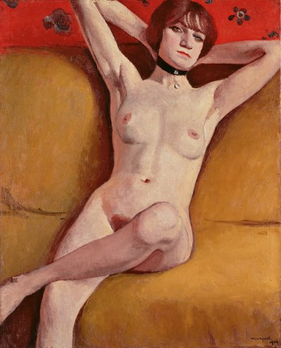 Woman on a Divan by Albert Marquet