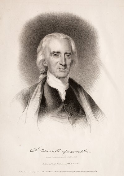 Charles Carroll of Carrollton, Maryland by Albert Newsam