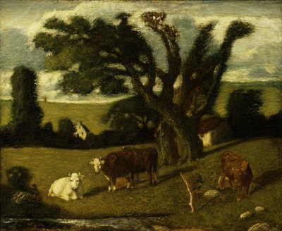 Pastoral Study by Albert Pinkham Ryder