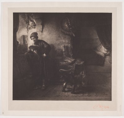 Young Man Reading by Albert Repholtz