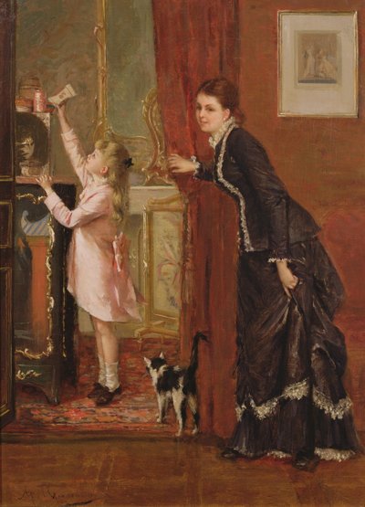Saving Her Pocket Money by Albert Roosenboom
