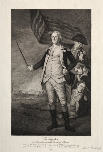 George Washington at Princeton by Albert Rosenthal