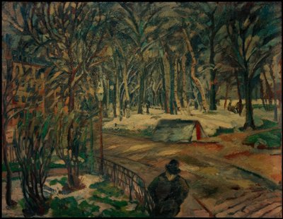 In the English Garden by Albert Weisgerber