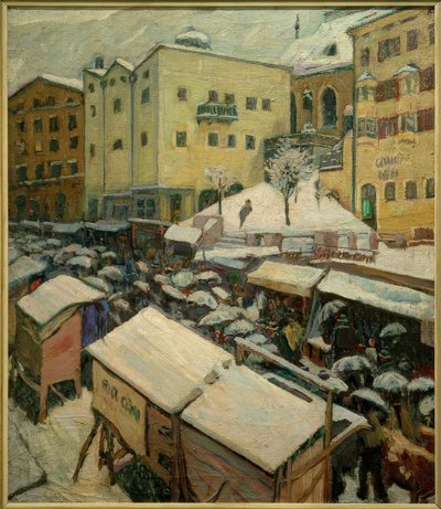 Fair in Kufstein by Albert Weisgerber