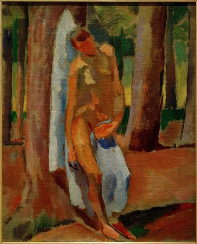 Sebastian with Blue Cloth by Albert Weisgerber