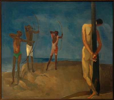 Sebastian with Black Archers by Albert Weisgerber