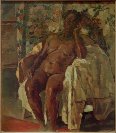 Seated (Seated Black Woman) by Albert Weisgerber