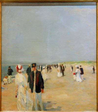 Beach on Norderney by Albert Weisgerber