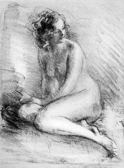 Nude Study by Albert de Belleroche