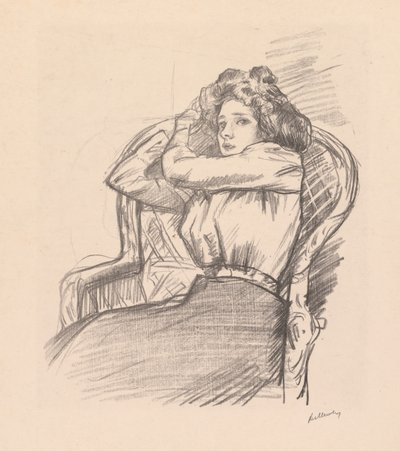 Untitled ("Babette") by Albert de Belleroche