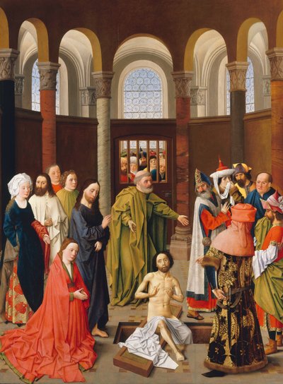 The Raising of Lazarus, ca 1455 by Albert van Ouwater