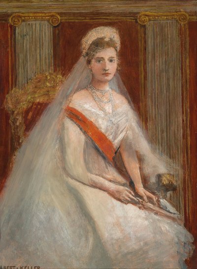 Portrait of Tsarina Alexandra Fyodorovna by Albert von Keller