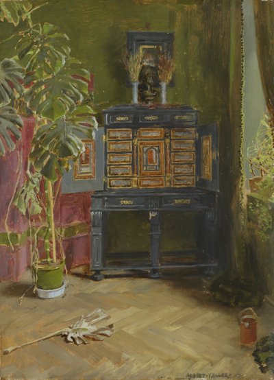 The Green Room by Albert von Keller