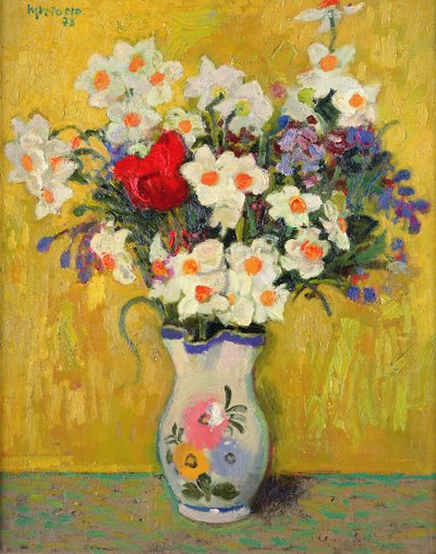 Spring Flowers by Alberto Morrocco