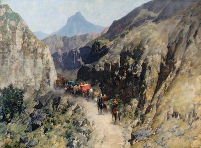 Caravan in Persia by Alberto Pasini