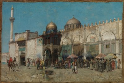 A Mosque by Alberto Pasini