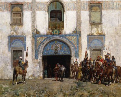 The Palace Guard by Alberto Pasini