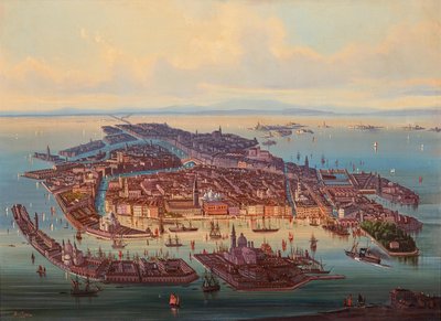 Aerial view of Venice by Alberto Rieger