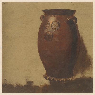 Cologne Pot Against Light Background by Albertus Steenbergen