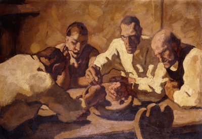 The Meal by Albin Egger Lienz