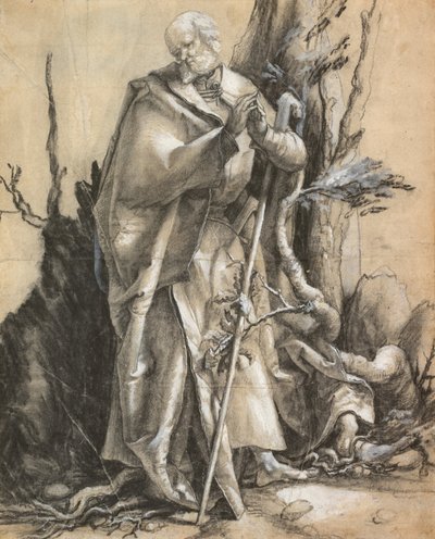 Bearded Saint in a Forest, c. 1516 by Albrecht Dürer