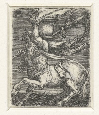 Centaur Carrying a Pot of Fire by Albrecht Altdorfer