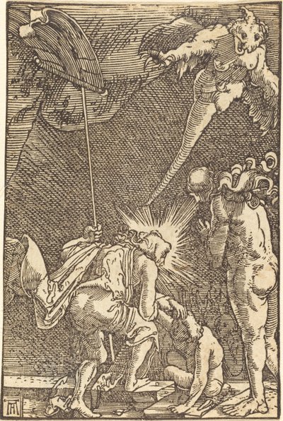 Christ Descending into Hell by Albrecht Altdorfer