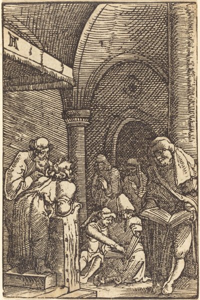 Christ Disputing with the Doctors by Albrecht Altdorfer