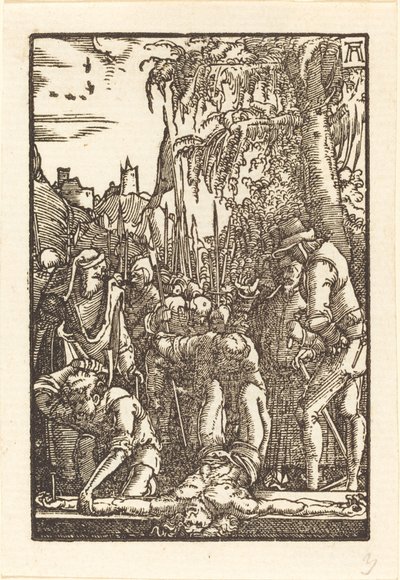 Christ Nailed to the Cross by Albrecht Altdorfer