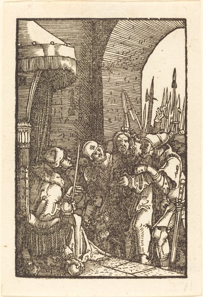 Christ before Caiaphas by Albrecht Altdorfer