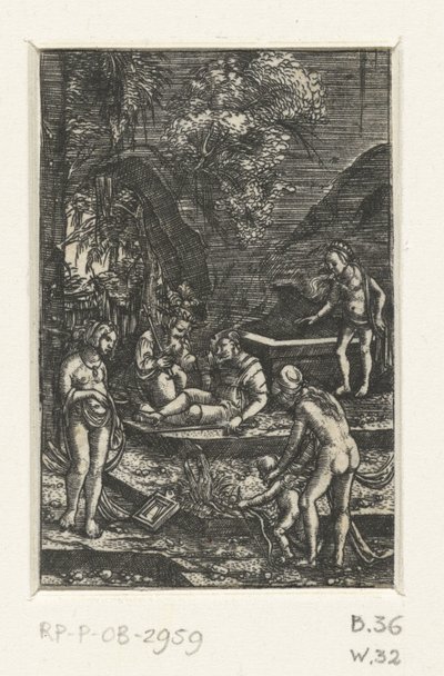 Dream of Paris (Judgment of Paris) by Albrecht Altdorfer