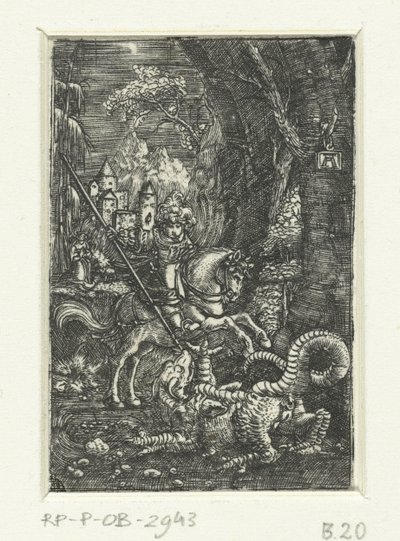 Saint George Kills the Dragon by Albrecht Altdorfer