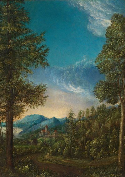 Landscape with Castle by Albrecht Altdorfer
