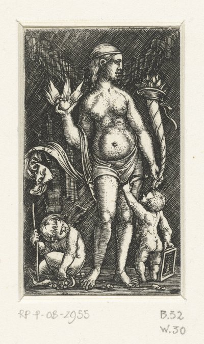 Venus with Two Putti by Albrecht Altdorfer