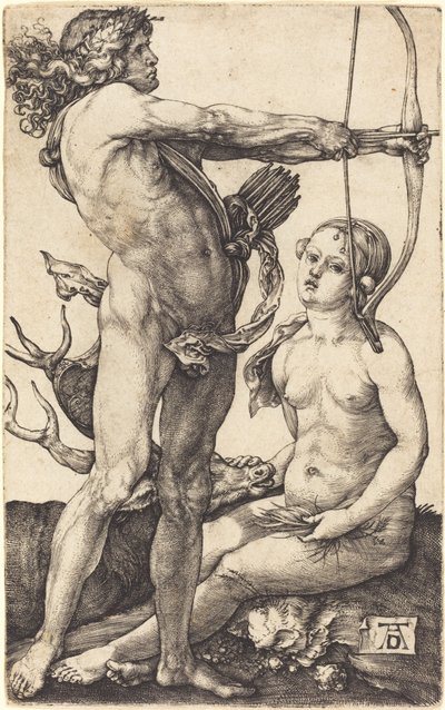 Apollo and Diana by Albrecht Dürer