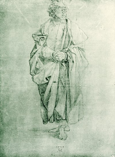 Apostle Study by Albrecht Dürer