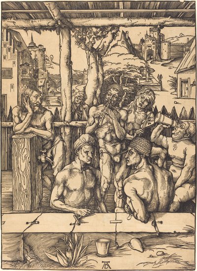 Bath House by Albrecht Dürer
